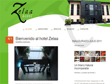 Tablet Screenshot of hotelzelaa.com